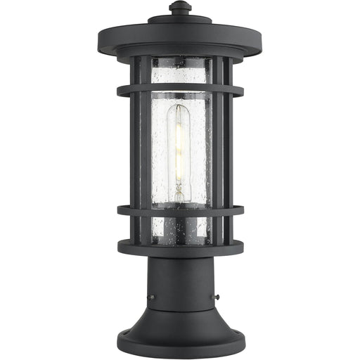 Jordan Black Outdoor Pier Mounted Fixture - Outdoor Pier Mounted Fixture