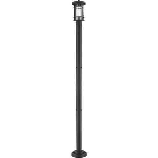 Jordan Black Outdoor Post Mounted Fixture - Outdoor Post Mounted Fixture