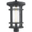 Jordan Black Outdoor Post Mount Fixture - Outdoor Post Mount Fixture