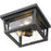 Seoul Oil Rubbed Bronze Outdoor Flush Ceiling Mount Fixture - Outdoor Flush Ceiling Mount Fixture