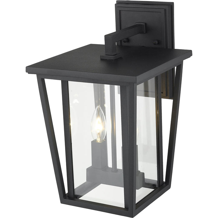 Seoul Black Outdoor Wall Sconce - Outdoor Wall Sconce