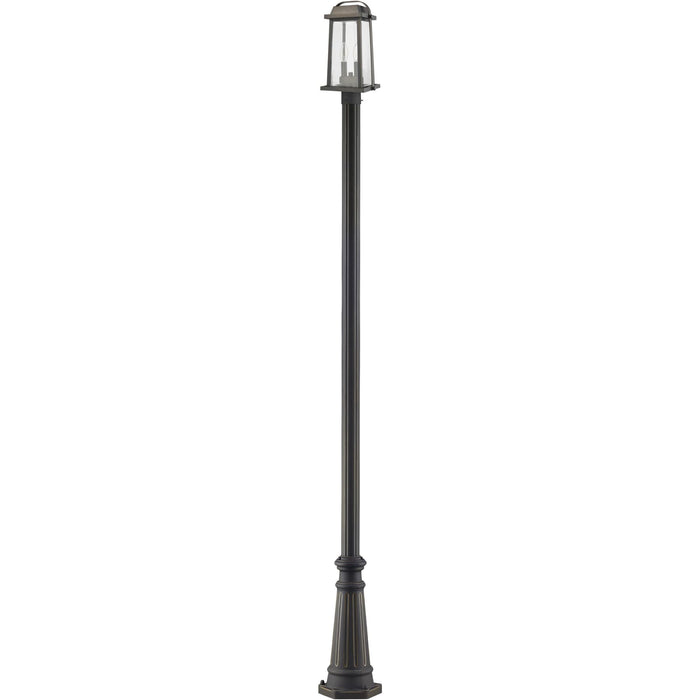 Millworks Oil Rubbed Bronze Outdoor Post Mounted Fixture - Outdoor Post Mounted Fixture