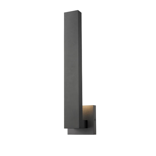 Edge Black LED Outdoor Wall Sconce - Outdoor Wall Sconces
