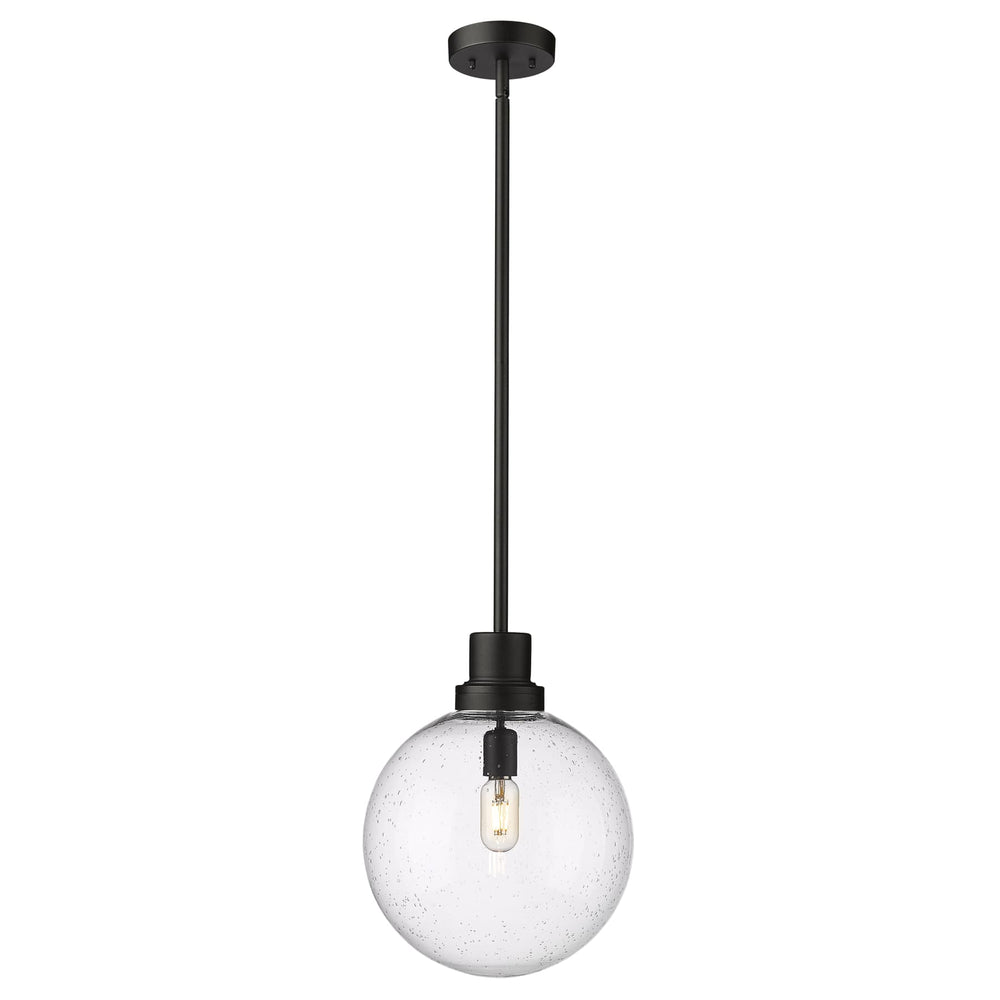 Z-Lite Laurent Black 1 Light Outdoor Pendant 599P12-BK - Outdoor Pendants