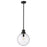 Z-Lite Laurent Black 1 Light Outdoor Pendant 599P12-BK - Outdoor Pendants