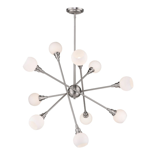 Z-Lite Tian Brushed Nickel Pendant 616-10C-BN - Pendants