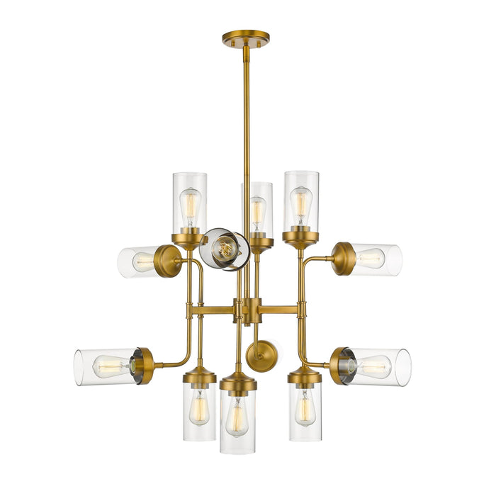 Z-Lite Calliope Foundry Brass Pendant 617-12FB - Pendants