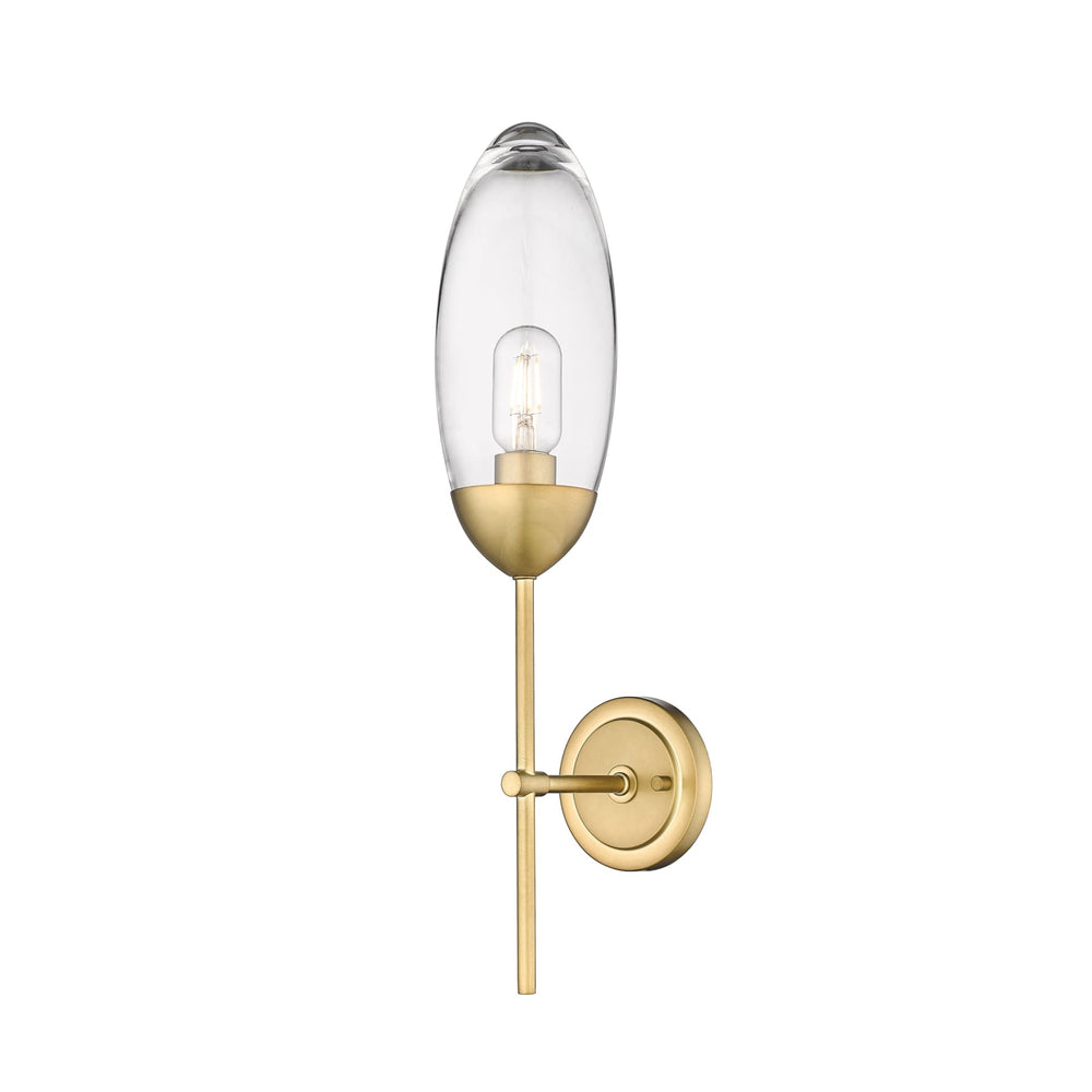 Z-Lite Arden Rubbed Brass 1 Light Wall Sconce 651S-RB - Wall Sconces