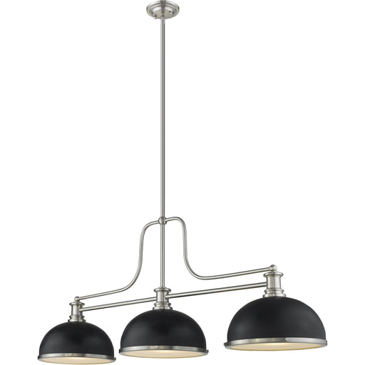 Melange Brushed Nickel Chandelier - Chandelier