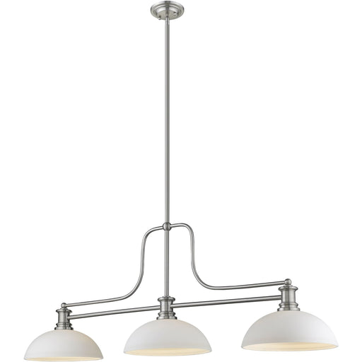 Melange Brushed Nickel Chandelier - Chandelier