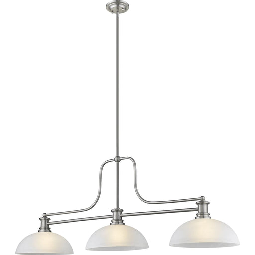 Melange Brushed Nickel Chandelier - Chandelier