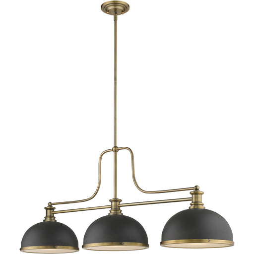 Melange Heritage Brass Chandelier - Chandelier