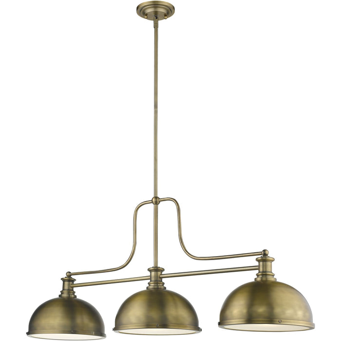 Melange Heritage Brass Chandelier - Chandelier