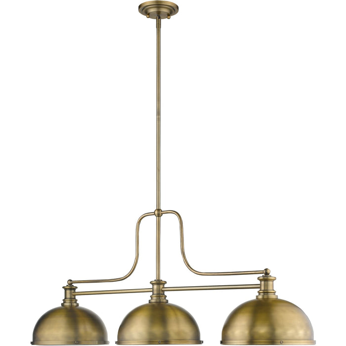 Melange Heritage Brass Chandelier - Chandelier