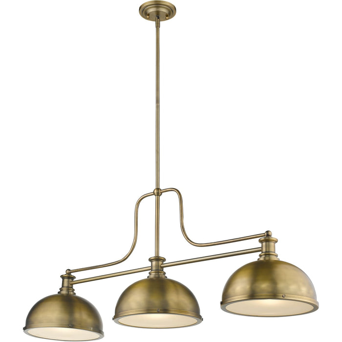 Melange Heritage Brass Chandelier - Chandelier