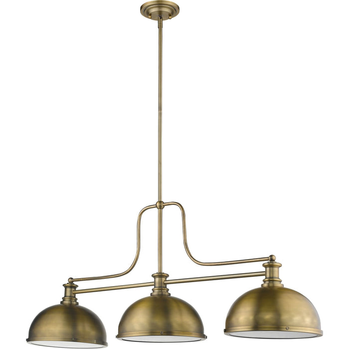 Melange Heritage Brass Chandelier - Chandelier