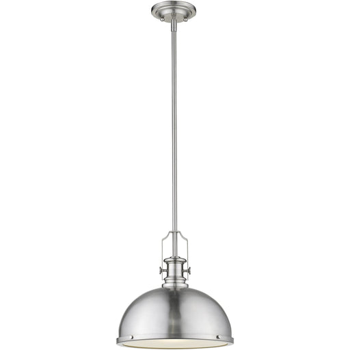 Melange Brushed Nickel Pendant - Pendant