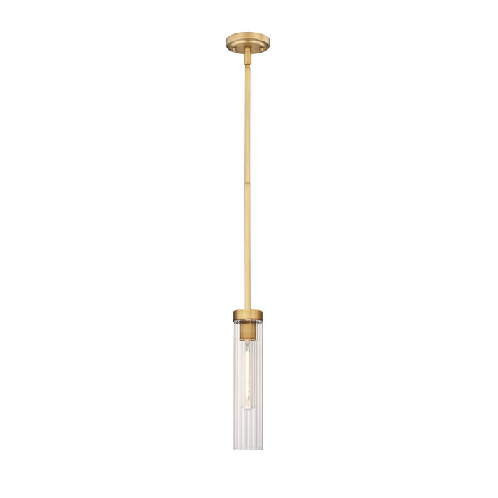 Z-Lite Beau Rubbed Brass 1 Light Pendant 740P-ROD-RB - Pendants