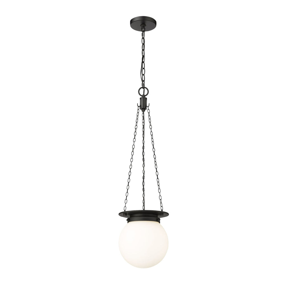 Z-Lite Calhoun Matte Black 1 Light Pendant 7505P9-MB - Pendants