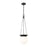 Z-Lite Calhoun Matte Black 1 Light Pendant 7505P9-MB - Pendants