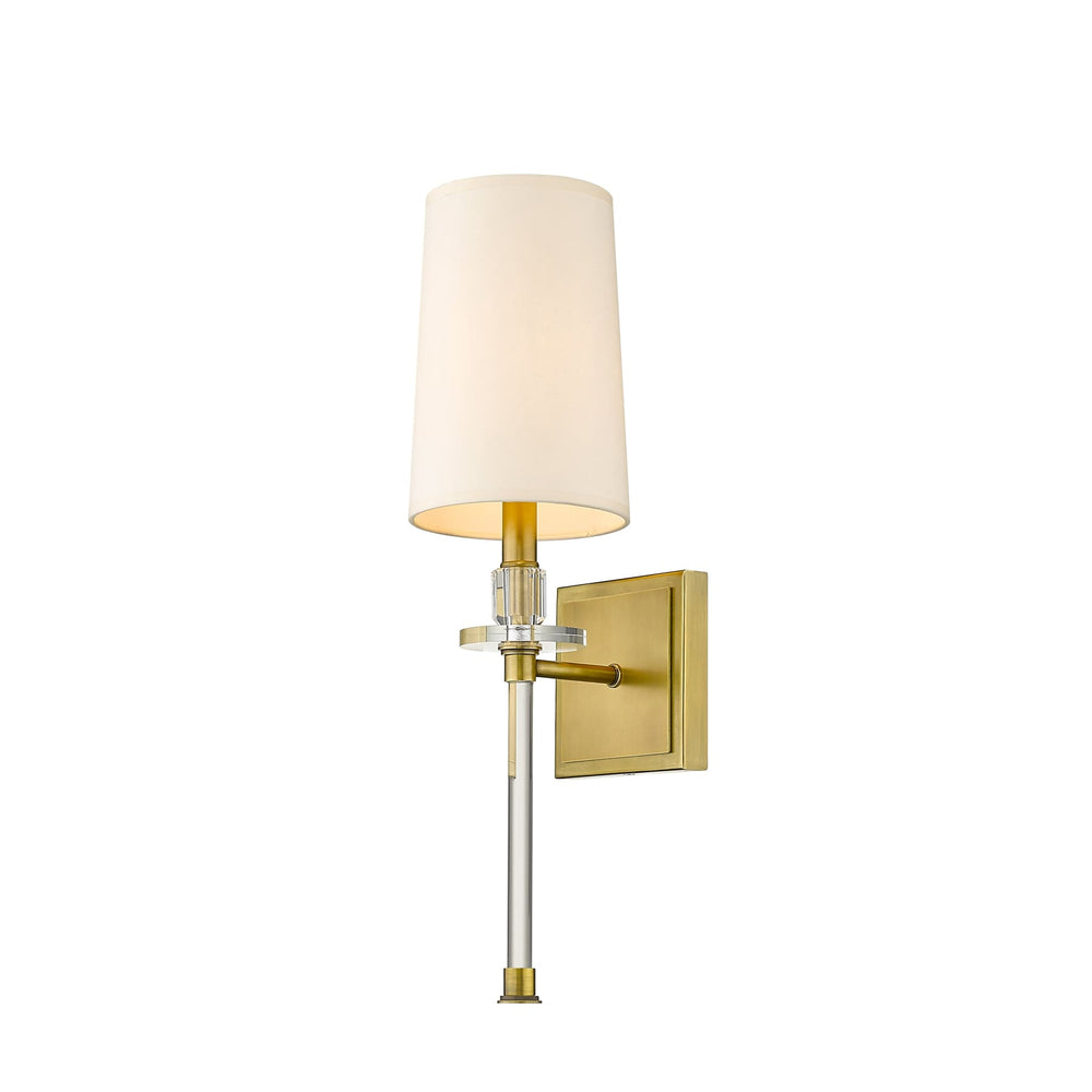 Z-Lite Sophia Rubbed Brass Wall Sconce 803-1S-RB - Wall Sconces