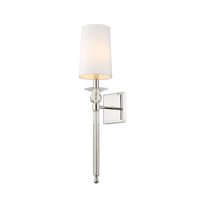 Z-Lite Ava Polished Nickel Wall Sconce 804-1S-PN - Wall Sconces