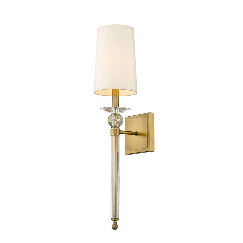 Z-Lite Ava Rubbed Brass Wall Sconce 804-1S-RB - Wall Sconces