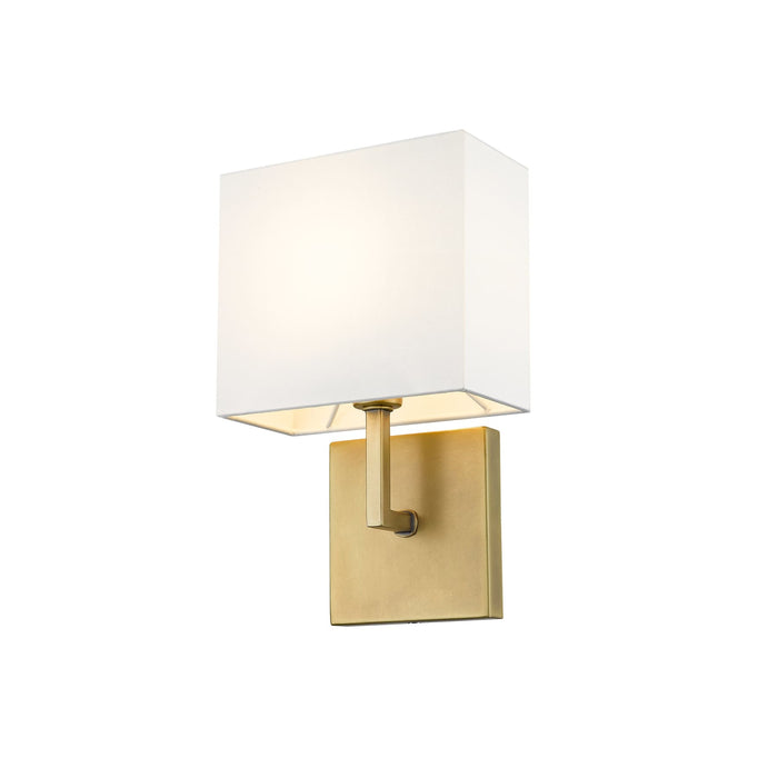 Z-Lite Saxon Rubbed Brass Wall Sconce 815-1S-RB - Wall Sconces