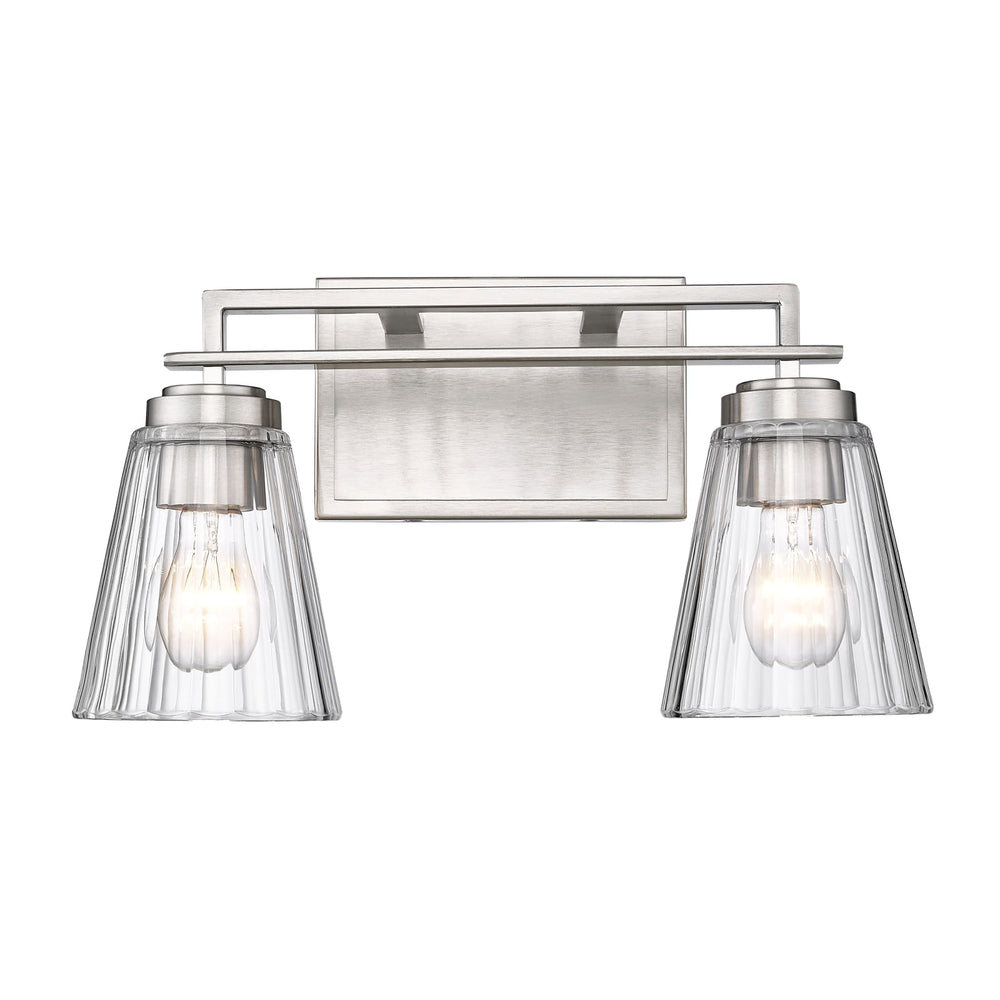 Z-Lite Lyna Brushed Nickel 2 Light Vanity 823-2V-BN - Bath & Vanity