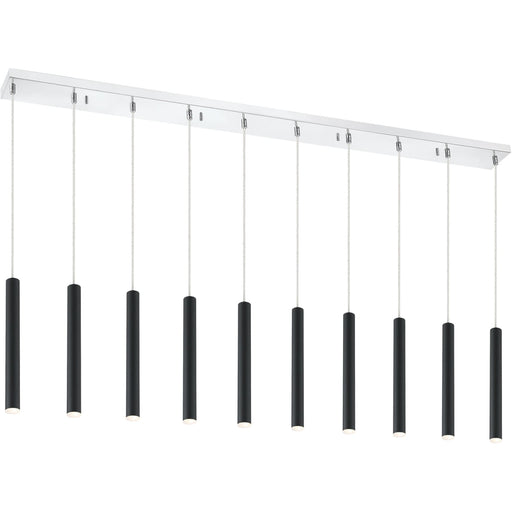 Forest Matte Black LED Island/Billiard - Island/Billiard
