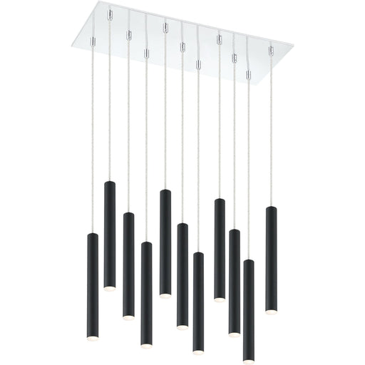 Forest Matte Black LED Island/Billiard - Island/Billiard