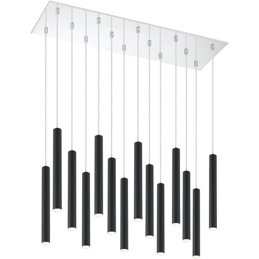 Forest Matte Black LED Island/Billiard - Island/Billiard
