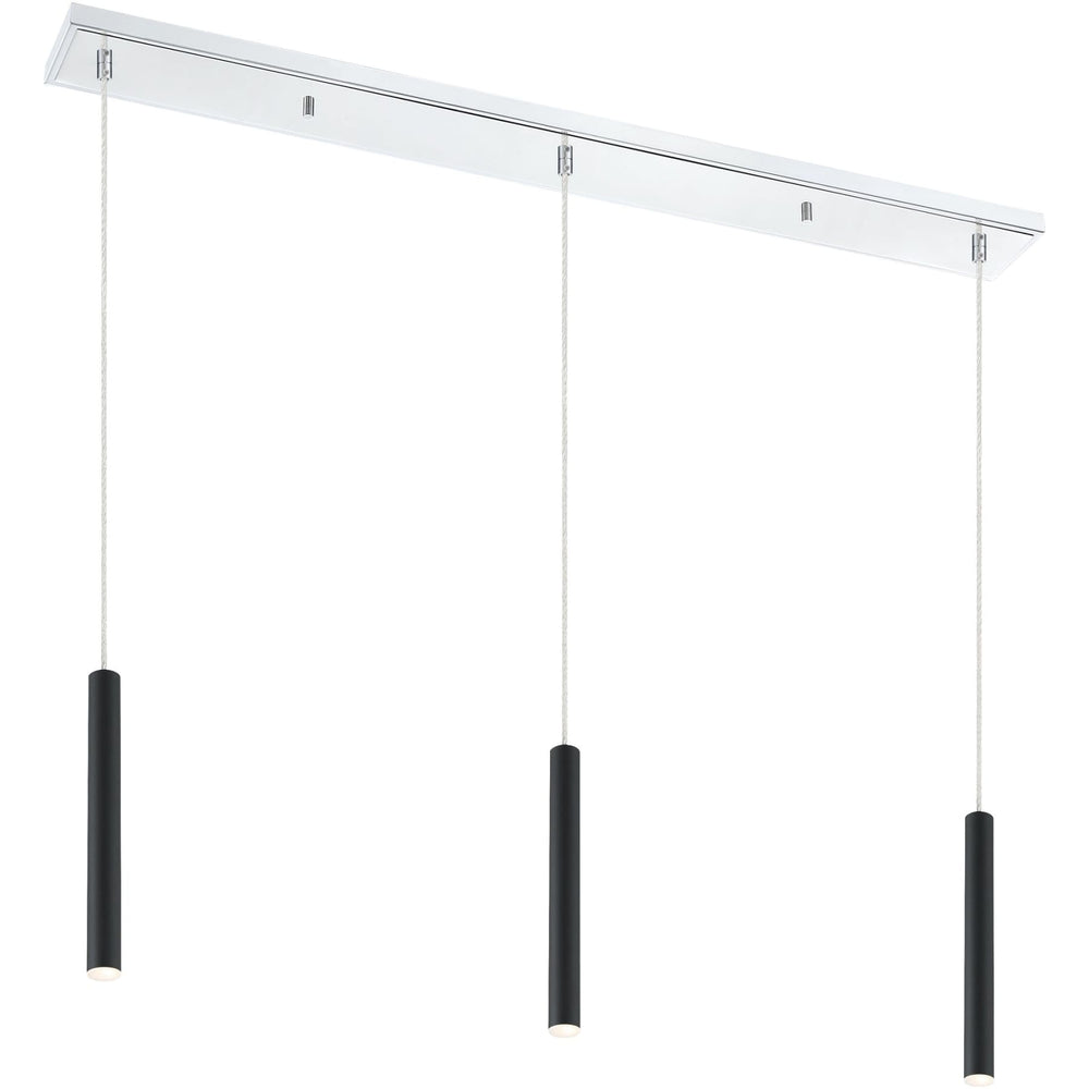 Forest Matte Black LED Island/Billiard - Island/Billiard