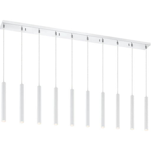 Forest Matte White LED Island/Billiard - Island/Billiard