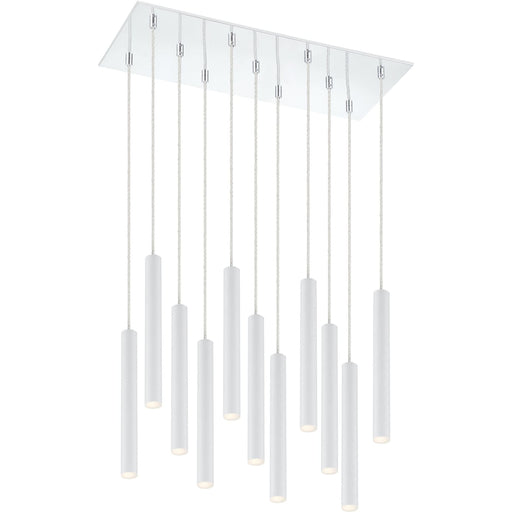 Forest Matte White LED Island/Billiard - Island/Billiard