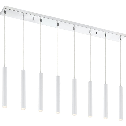 Forest Matte White LED Island/Billiard - Island/Billiard