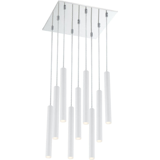 Forest Matte White LED Island/Billiard - Island/Billiard