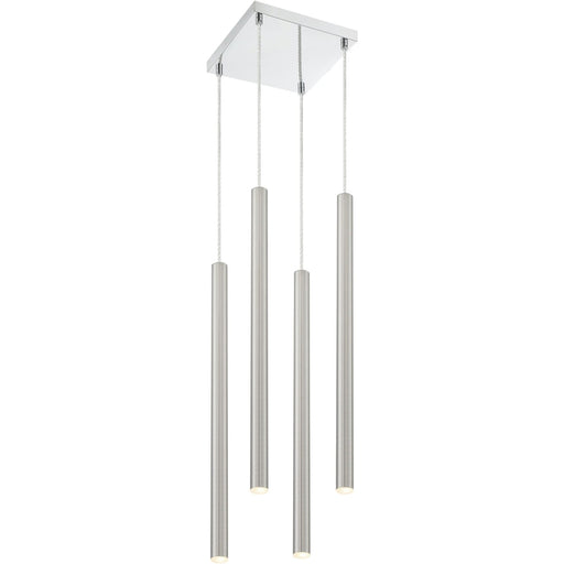 Forest Stain Nickel LED Island/Billiard - Island/Billiard