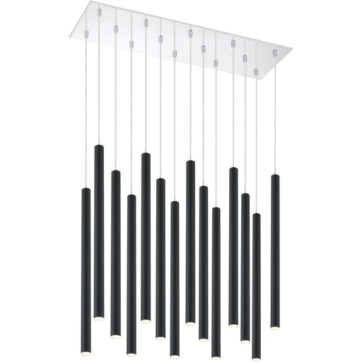 Forest Matte Black LED Island/Billiard - Island/Billiard