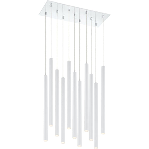 Forest Matte White LED Island/Billiard - Island/Billiard