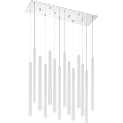 Forest Matte White LED Island/Billiard - Island/Billiard