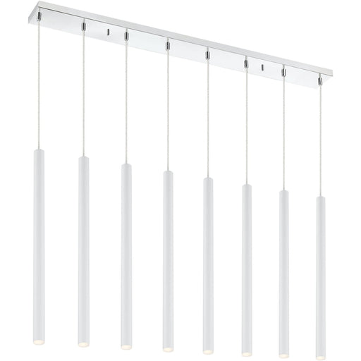 Forest Matte White LED Island/Billiard - Island/Billiard