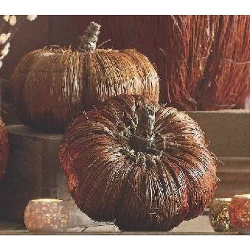 Straw Harvest Pumpkins-Round
