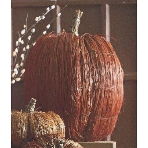 Straw Harvest Pumpkins-Jumbo Tall