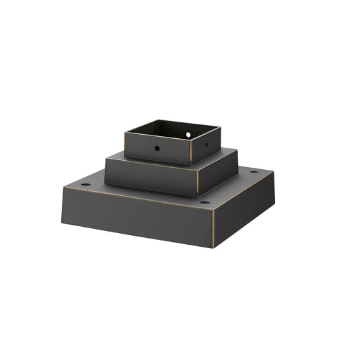 Z-Lite Pier Mounts Oil Rubbed Bronze Outdoor Pier Mount SQPM-ORB - Outdoor Pier Mounts