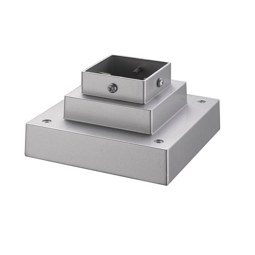 Z-Lite Pier Mounts Silver Outdoor Pier Mount SQPM-SL - Outdoor Pier Mounts