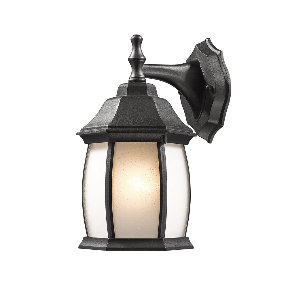 Z-Lite Waterdown Black Outdoor Wall Sconce T20-BK-F - Outdoor Wall Sconces