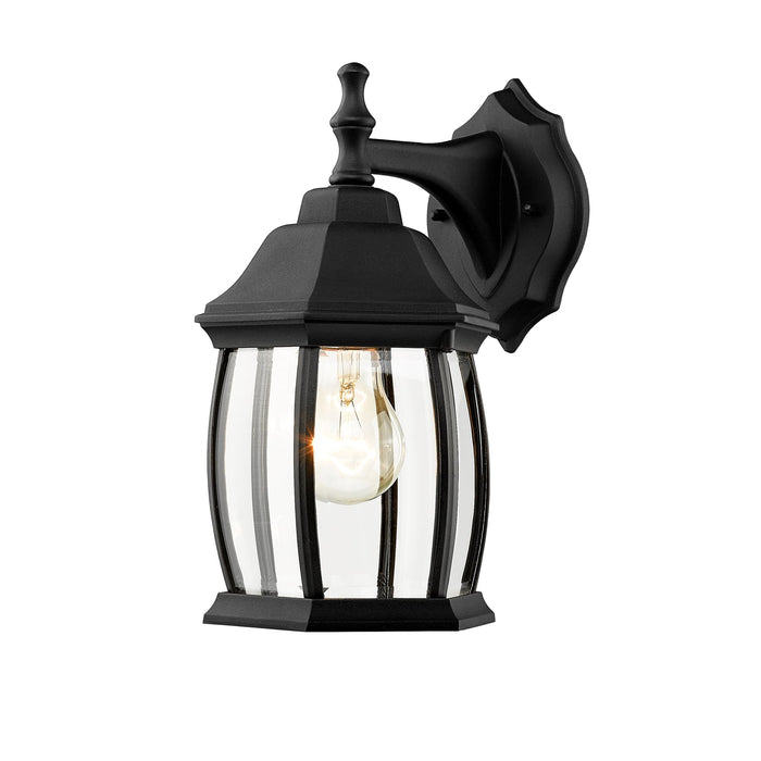 Z-Lite Waterdown Black Outdoor Wall Sconce T20-BK - Outdoor Wall Sconces