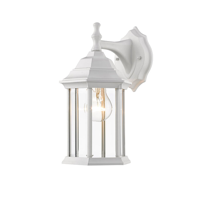 Waterdown Gloss White Outdoor Wall Sconce - Outdoor Wall Sconces