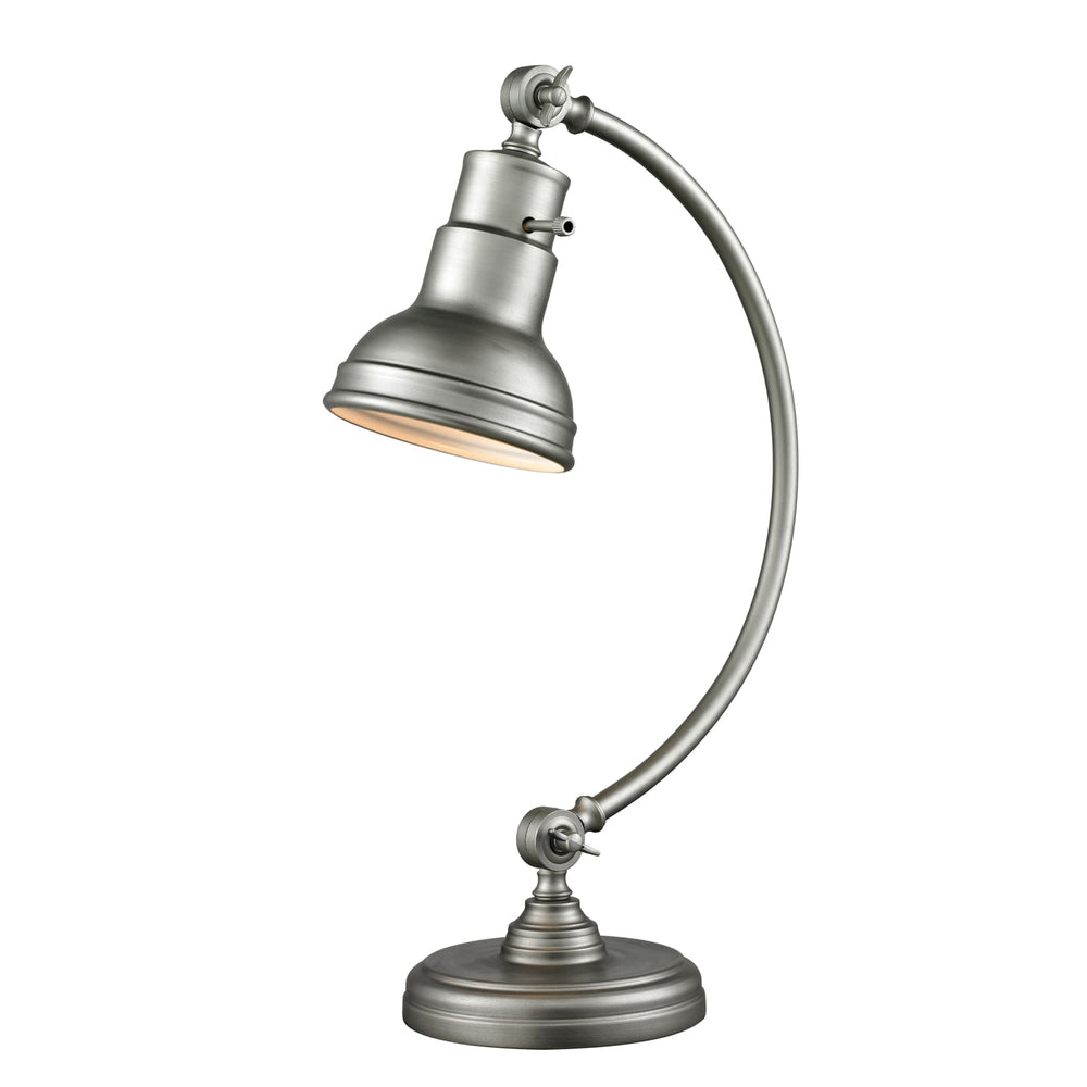Ramsay Burnished Silver Table Lamp - Table Lamps